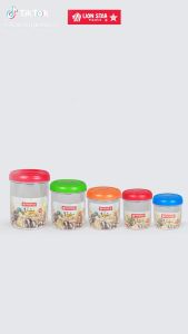 ( BISA COD ) PROMO Lion Star Toples Verona Pot / Toples Plastik Polos / Tempat Cemilan / Food Storage / Wadah Makanan / Toples Lebaran / Tempat Cemilan / Tempat Penyimpanan Makanan / Toples BPA FREE