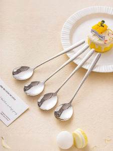 MODERN SWEETHOME | Food-Grade Stainless Steel Long Handle Personal Use Spoon