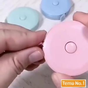 Thước Dây Mềm Mini 150 Cm Tự Thu Gọn Bằng Nhựa Dùng Cho Các Dự Án DIY Và Thủ Công Tại Nhà