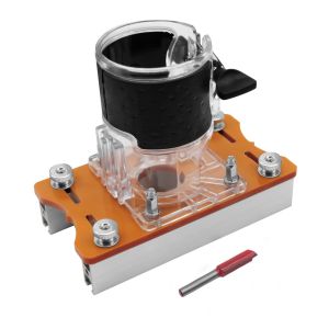 2 in 1 Slotted Bracket For DIY Router Base Trimming Milling Machine Slotting Locator Invisible Punch Locator Tool
