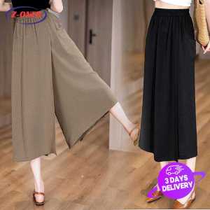 Versatile Casual Wear: Z-ONER High-Waisted Split Pants