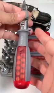 Tua vít đa năng 10 trong 1 tô vít đa năng kèm mũi vít kèm 10 đầu vít tua vít đa góc 180 độ tô vít đổi đầu trợ lực tự động dụng cụ vặn ốc vít