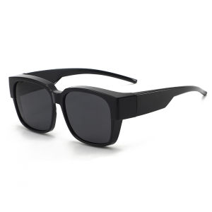 Men Women Polarized Sunglasses Wear Over Myopia Prescription Glasses Vintage Outdoor Travel Night Vision Driving Goggles