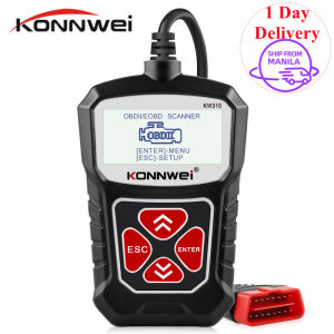 Konnwei KW310 OBD2 Scanner Full OBDII Functions 10 Modes Car Engine Diagnostic Tool Fast Read and Erase Fault Code For All 1996 and Newer Cars