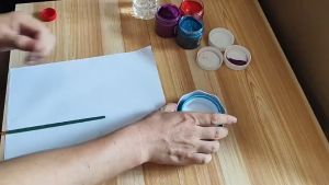 Wadah Air Lipat untuk Cat / Painting Tempat Air Melukis / Water Cup Brush Washer Lipat Portable