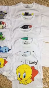 Combo 5 bộ sơ sinh ba lỗ quần đùi bé trai- gái 6-14kg. Chất thun cotton thoáng mát - mềm mịn - dễ chịu cho bé - Kiến Lửa