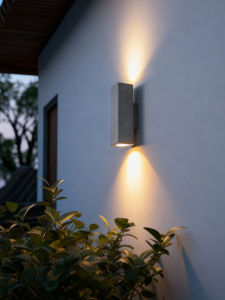 Craftsman Art | Outdoor Waterproof Wall Light for Villa Hotel Background Wall Dual-Head Cement