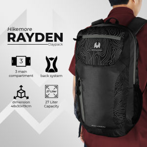 Tas Ransel Laptop Pria Wanita Rayden Hikemore