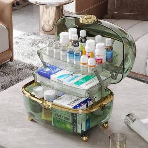 DIHUANTUO | Multi-layer Transparent Portable Medicine Box