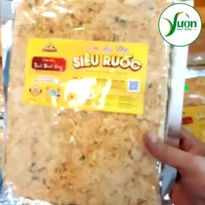Cơm cháy siêu ruốc 250g Cơm cháy Đại Long siêu chà bông đặc sản Ninh Bình đặc biệt xử lý tách dầu - Vườn Đặc Sản