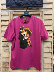 Atasan Kaos Oblong Spoon Pink Anime