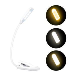 Brifit Đèn đọc sách có thể sạc lại 7 đèn đọc sách LED đèn ngủ kẹp có thể điều chỉnh 3 chế độ ánh sáng ánh sáng dịu cánh tay có thể uốn cong thích hợp để đọc trên giường đan móc sửa chữa cắm trại chế tạo đèn học để bàn