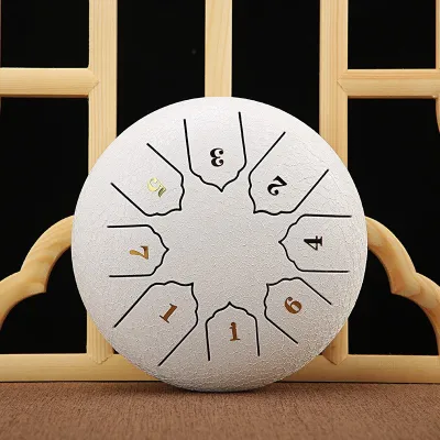 ZHUOLESHI | Student Beginner Steel Tongue Drum 6 Inch 8 Tone