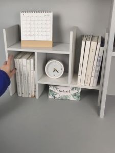 Multipurpose Table Desktop Shelf Organizer Top Rack Adjustable Expandable Shelf Space Tabletop Bookshelf 桌面书架
