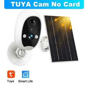 Tuya Solar Security Camera Outdoor 1080P WiFi Surveillance Camera With Solar Panel Human Detection Smart Home CCTV Camera Alexa