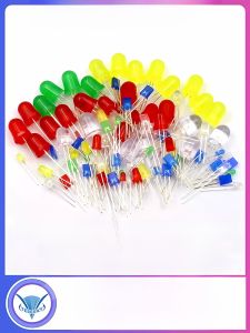 5mm Glowing Diode LED Light Beads Instrument White Red Yellow Blue Green Common Yang Yin Purple Colorful Indicator Light