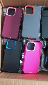 Shockproof Case for iPhone 16 15 14 13 12 11 ProMax Plus Military-Grade Heavy Duty Slim Silicone Cover Soft TPU Bumper 2-Pack