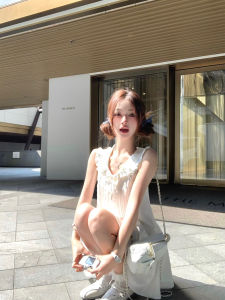 Elegant Peter Pan Collar Sleeveless Dress