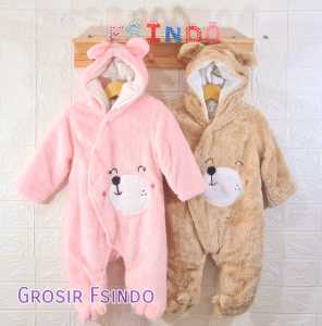 Sleepsuit bayi bulu/ romper bayi lembut LYME