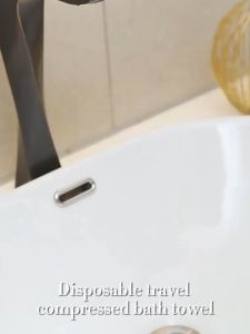 Large Cotton Compressed Bath Towel: A Must-Have Travel Essential