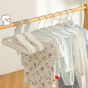 10pcs Adult Drying Rack Velvet Hangers Non-Slip Rotin Clothes Hangers Closet Organizer Multipurpose Hanging Rack