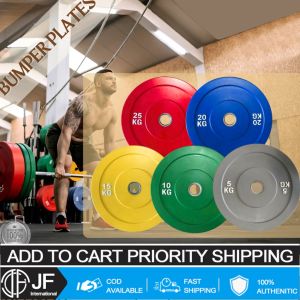 JF Olympic Plates Color Bumper Plate Barbell Plate 5kg/10kg/15kg/20kg/25kg for Gym and Home work-out