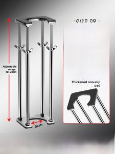 Stainless Steel Kitchen Sink Support Bracket Rod Undermount Basin Fixed Vegetable Washing Ceramic Basin Special Use