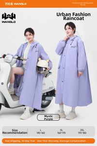WANSLO | Waterproof Electric Bike Raincoat Single Person Wear