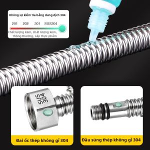 JUANSE | Ống Nước Chống Nóng Chống Nổ Lạnh và Nóng 304 Thép Không Gỉ