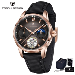 Pagani Design | PAGANI DESIGN PD-YS021 Mens Automatic Mechanical Watch Stainless Steel Case And Sapphire Glass Classic Hollow Shape.
