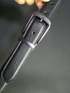（Width 3CM）belts for men Men’s Belt Genuine Leather Belt For Jeans Men Fashion Design Belt Pin Buckle With Leather Strap 120cm Adjustable Length Belt Business Dress Male Belt leather belt for men