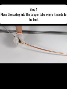 1/4 to 3/4 INCH Internal Copper Pipe Spring for Air Condition Stainless Steel Manual Bending Pipeline Tube
