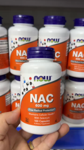 NOW NAC Giải Độc Gan Detox Cơ Thể Bảo Vệ Gan Lọc Phổi Tăng Sức Khoẻ Hô Hấp Ngăn Lão Hoá Chống Oxy Hoá