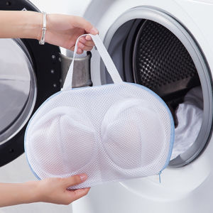 【Free Shipping】Washing Machine Underwear Bra Zipper Laundry Storage Bag Bra Pouch Organizer Anti-deformation Clothes Cleaning Bags