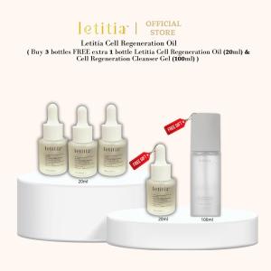 Letitia Cell Regeneration Oil (Buy 3 Bottles Free 1 Regeneration Oil 20ml , 1 Bottle Cleansing Gel 100ml)