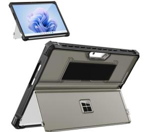 Tất cả-trong-một trường hợp chịu lực cao Vỏ lưng chống sốc W/dây đeo tay & bo góc Tương thích với loại bao gồm bàn phím cho Microsoft Surface Pro 9 / Pro 9 5g 13 "2022