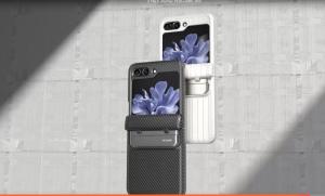 I-blason cuộc hành trình loạt cho Samsung Galaxy Z lật 5 trường hợp (2023) với tích hợp bảo vệ màn hình chân đế đầy đủ cơ thể gồ ghề trường hợp cho Z lật 5 với tự động xoay bản lề bảo vệ