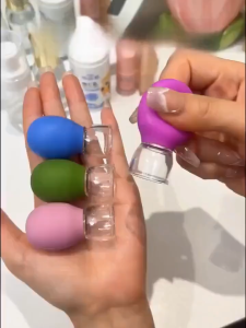 Alat Bekam Silikon Wajah Perawatan Vakum Pengangkat Penghilang Kerutan Wajah Facial Silicone Cuping Tool Anti Aging