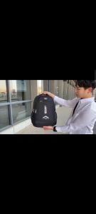 Ransel Pria Oxford Kain Kasual Gaya Akademi Kualitas Tinggi Tas Ransel Pria Desain Kapasitas Besar