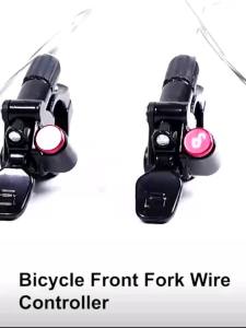 CNC MTB Bicycle Suspension Fork Remote Lockout Lever Switch with 700mm Cable Compatible with RockShox FOX Forks