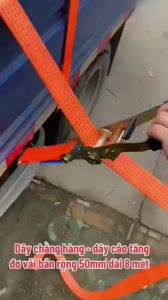 [HCM] Dây ràng xe máy tăng đơ bản 2.5cm tải trọng 800kg-Đầu tăng thép bền bỉ-CA666
