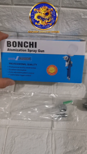 Spray Gun HVLP Mini Semprotan Angin Cat Tabung Atas 125ml 0.8