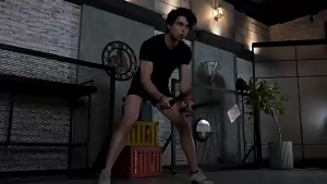 เชือกรบไร้สาย สแตนเลส Rebound Gym Battle Rope ฟิตเนสจับบาร์ไม่ลื่น ทนทาน แขนเชือกออกกําลังกายที่บ้าน