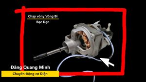 Mô tơ quạt chạy bạc đạn ( vòng bi ) cao cấp + tuộc năng cho quạt đứng quạt bàn 4 tấc 5 tấc 3 tốc độhàng cao cấp lõi đồng 100% ( Tặng tụ đề 2MF )