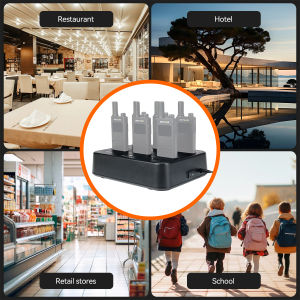Retevis Six-Way Charger Multi Unit Charger Base for B3H B3S