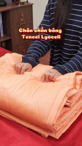 [Chavina x Lalas] Chăn chần bông lụa Tencel Lyocell Chavina Bedding size 2mx2m2 mát lạnh thoáng khí kháng khuẩn chần bông Microfiber