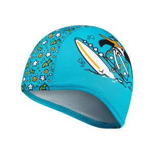Speedo | Elastic Hair Protection Cute Print Childrens Swim Cap