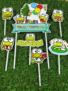 Cake Topper keroppi hiasan kue ulang tahun