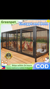 Greenpets Chicken cage breeding cage home outdoor weasel-proof reinforced and thickened easy to clean galvanized steel frame multiple sizes durable