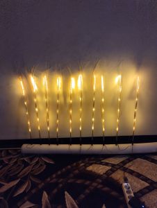 lampu hias LED padi / lampu LED padi (1 set isi 10 lampu )